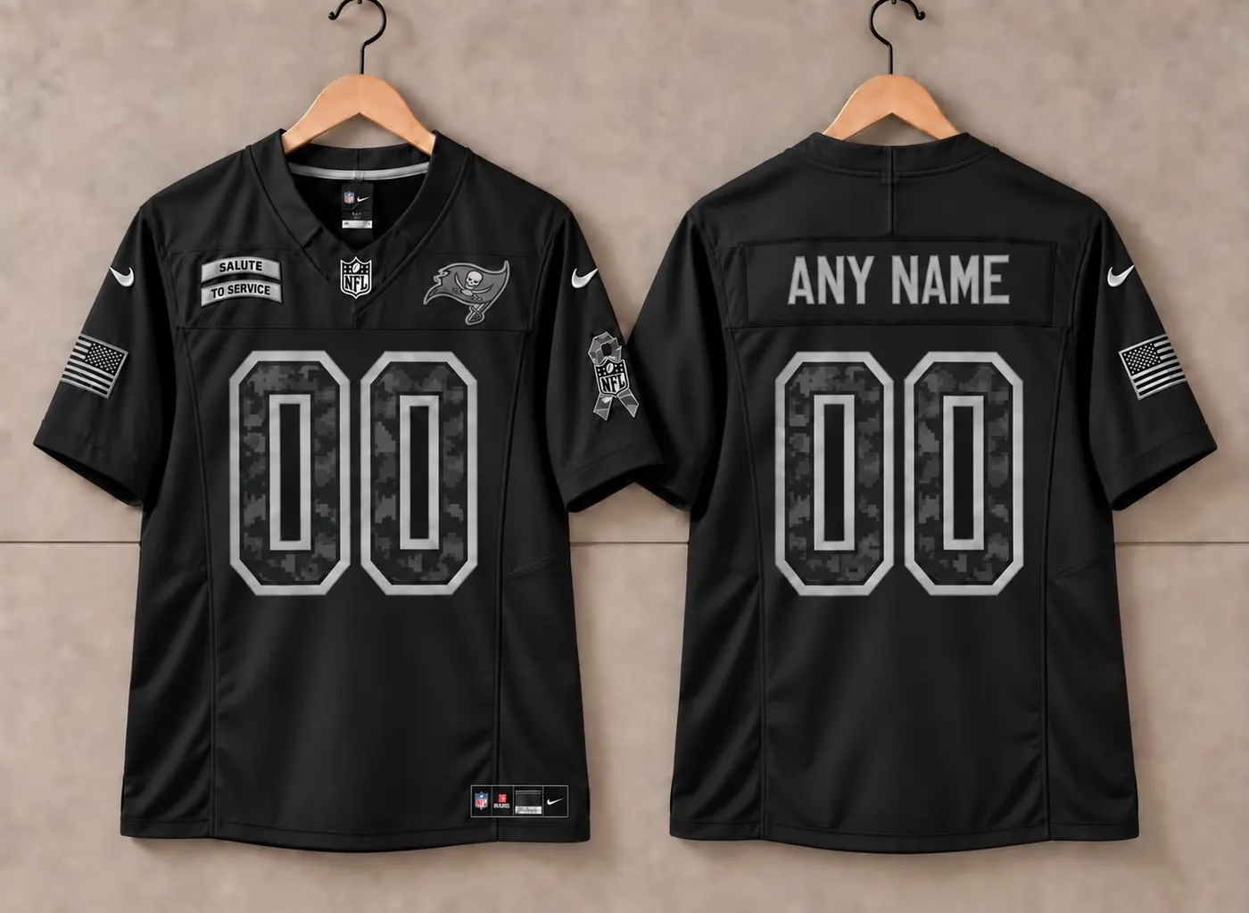 TAMPA BAY BUCCANEERS CUSTOM SALUTE TO SERVICE JERSEY