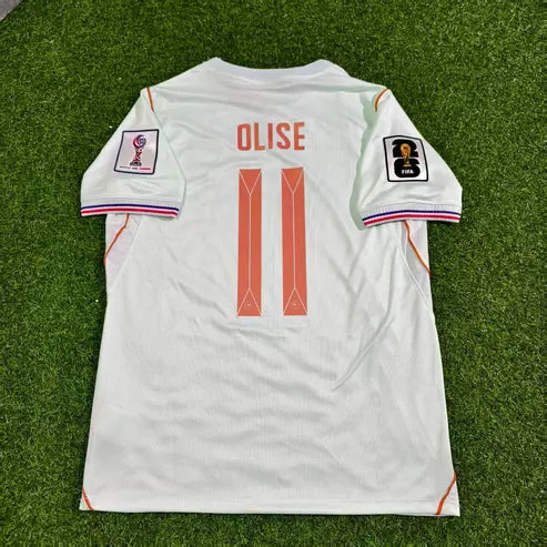 2026 World Cup Michael Olise Team France White Jersey