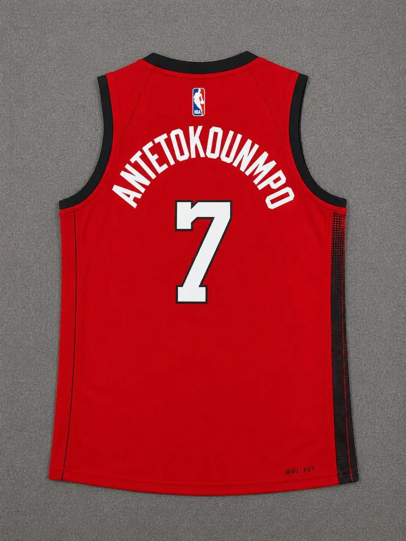 MIAMI HEAT GIANNIS ANTETOKOUNMPO RED JERSEY