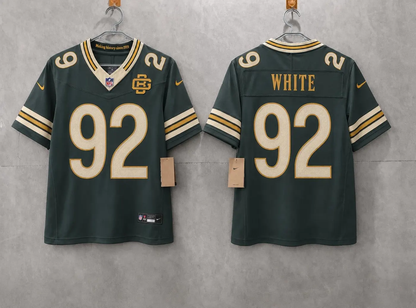 GREEN BAY PACKERS REGGIE WHITE RIVAL JERSEY