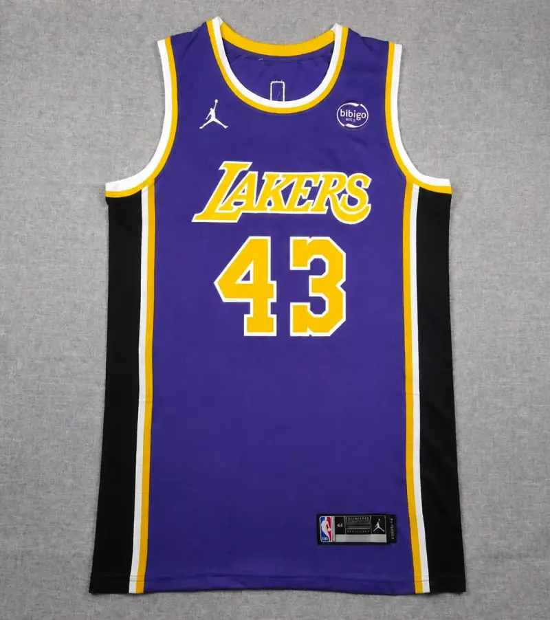 LOS ANGELES LAKERS CAMERON CARR PURPLE JERSEY