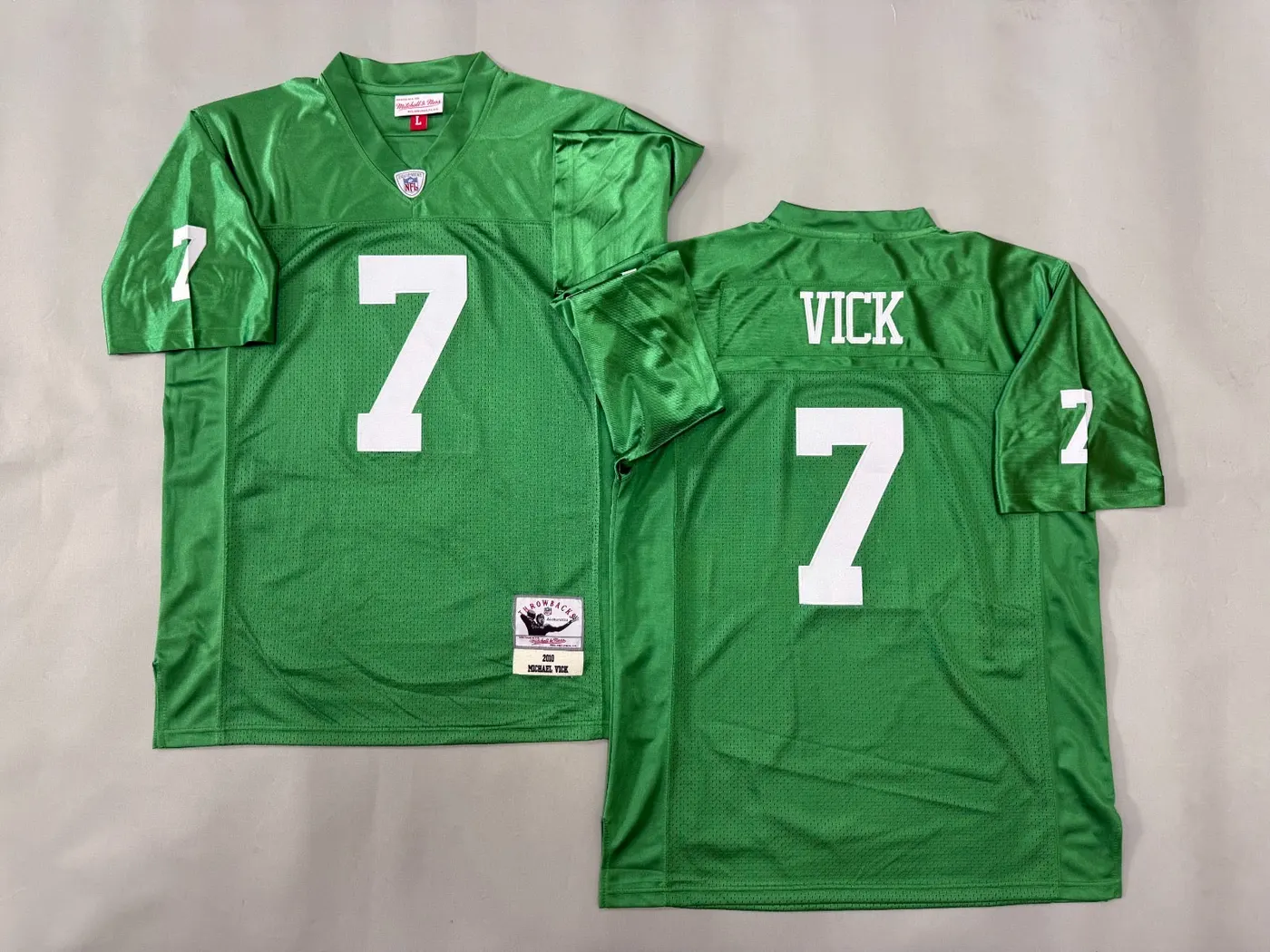PHILADELPHIA EAGLES MICHAEL VICK GREEN VINTAGE JERSEY