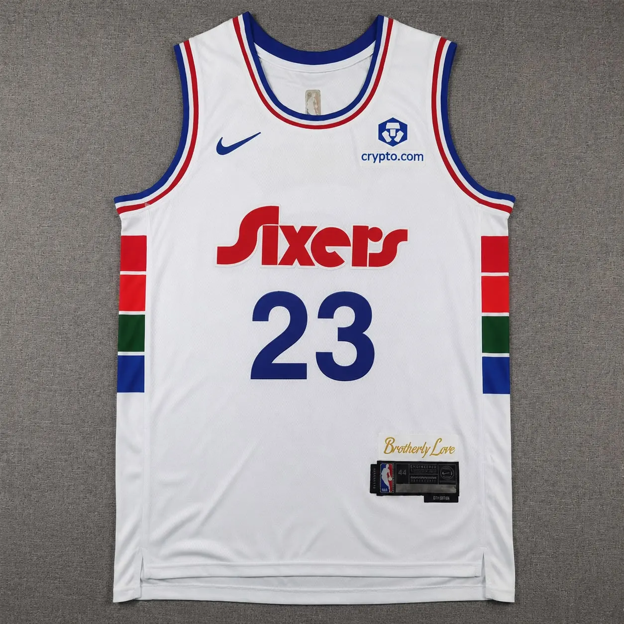 PHILADELPHIA 76ERS LEBRON JAMES WHITE JERSEY