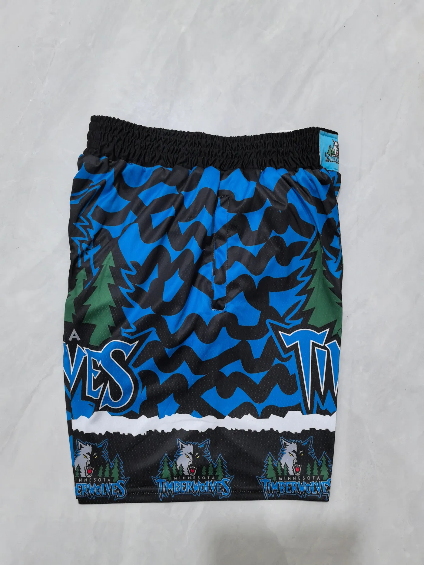 MINNESOTA TIMBERWOLVES BLUE SHORTS