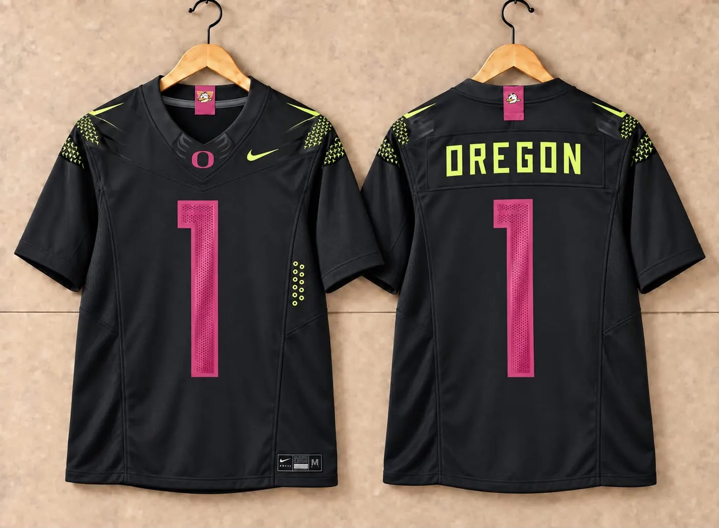2023 OREGON DUCKS BREAST CANCER JERSEY
