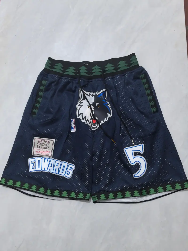 MINNESOTA TIMBERWOLVES BLUE SHORTS