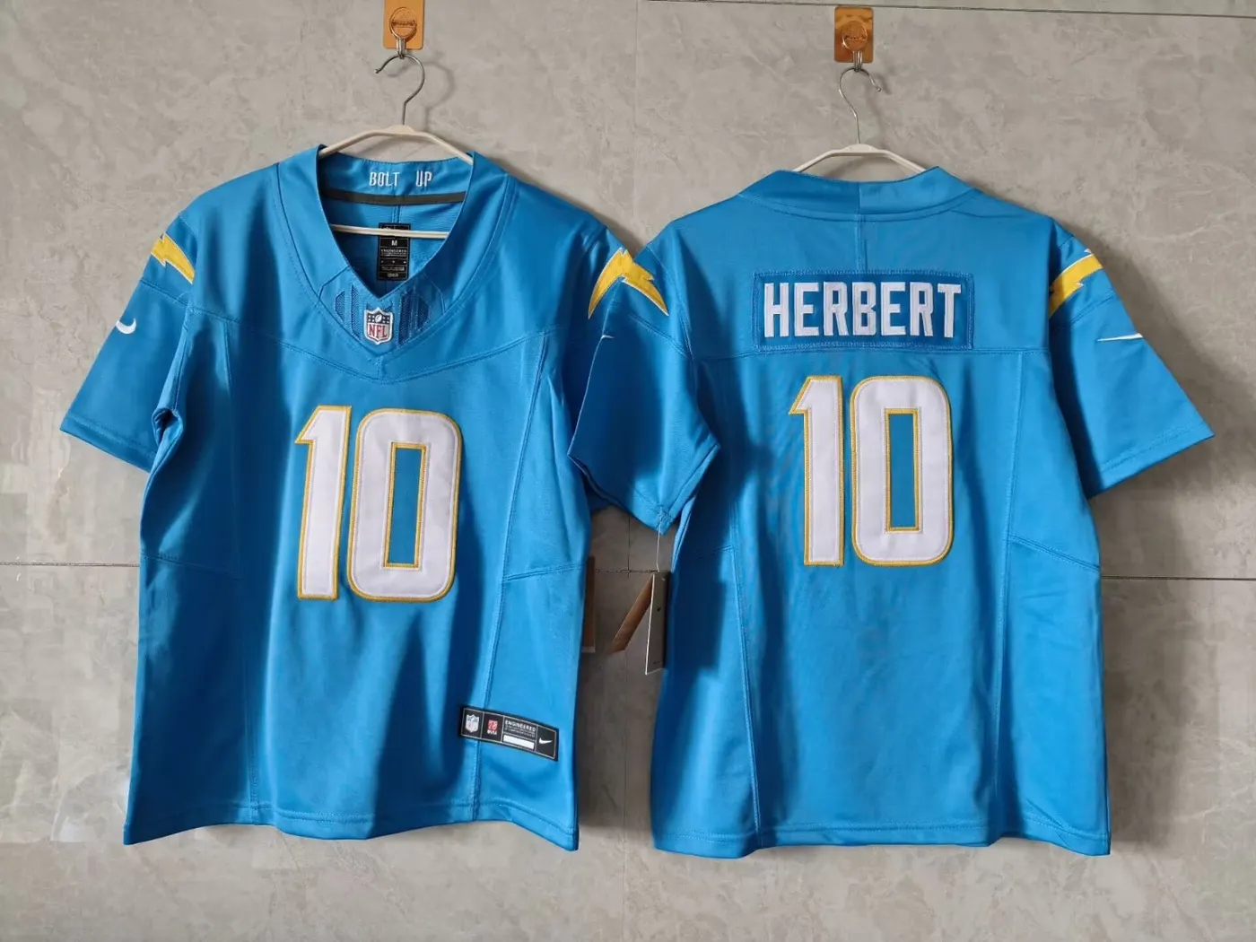 Los Angeles Chargers Justin Herbert Light Blue Jersey