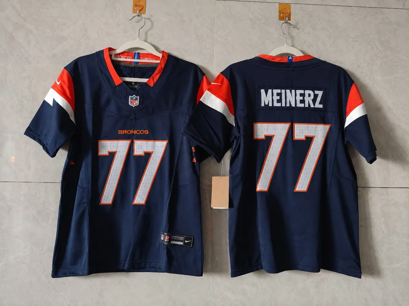 DENVER BRONCOS QUINN MENERZ ORANGE JERSEY