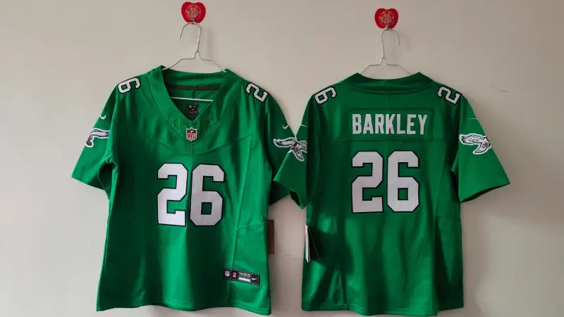 PHILADELPHIA EAGLES SAQUON BARKLEY KELLY GREEN JERSEY