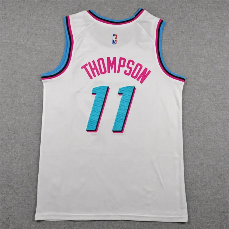 MIAMI HEAT KLAY THOMPSON WHITE VICE JERSEY