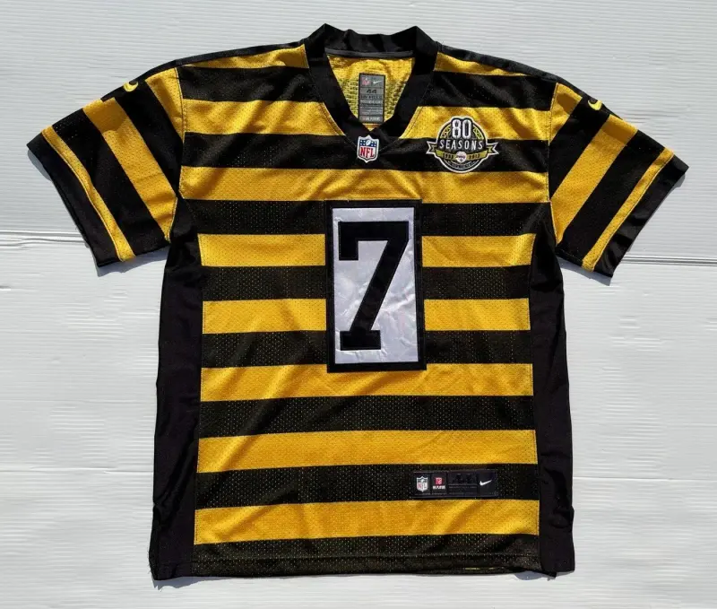 PITTSBURGH STEELERS BEN ROETHLISBERGER YELLOW JERSEY
