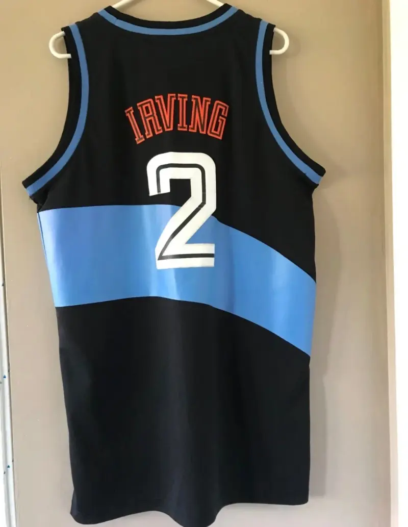 Cleveland Cavaliers Kyrie Irving blue jersey