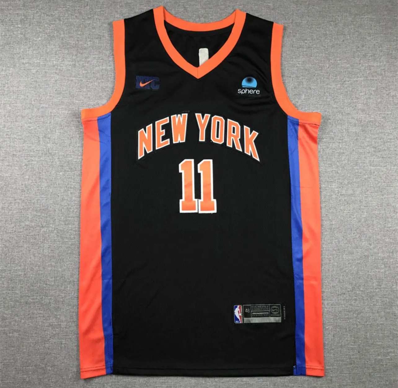 Jalen Brunson Black New York Knicks Jersey