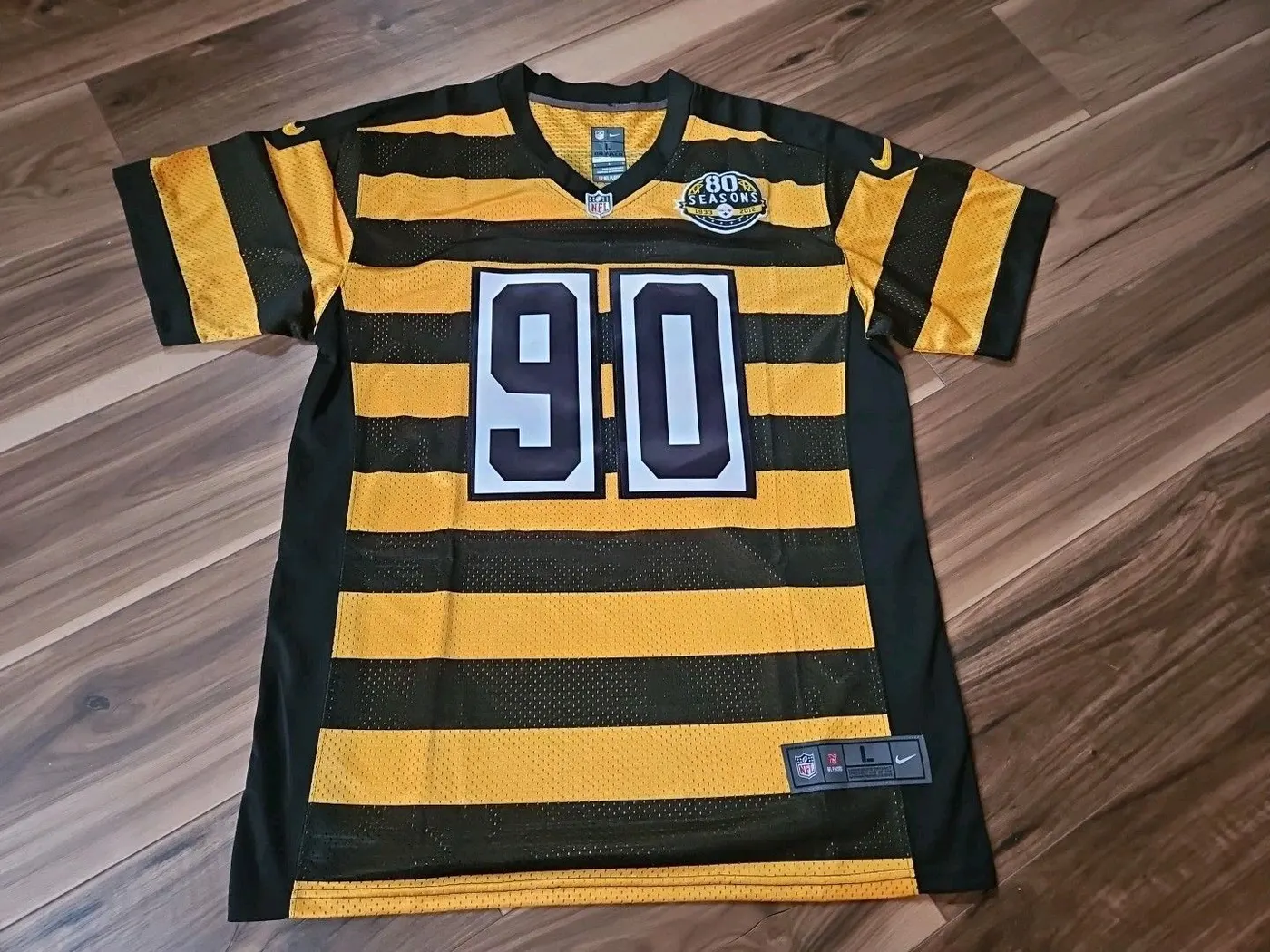 PITTSBURGH STEELERS TJ WATT YELLOW JERSEY