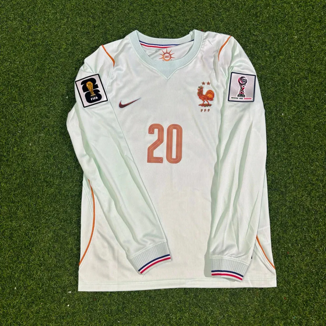 2026 World Cup Desire Doue Team France White Jersey