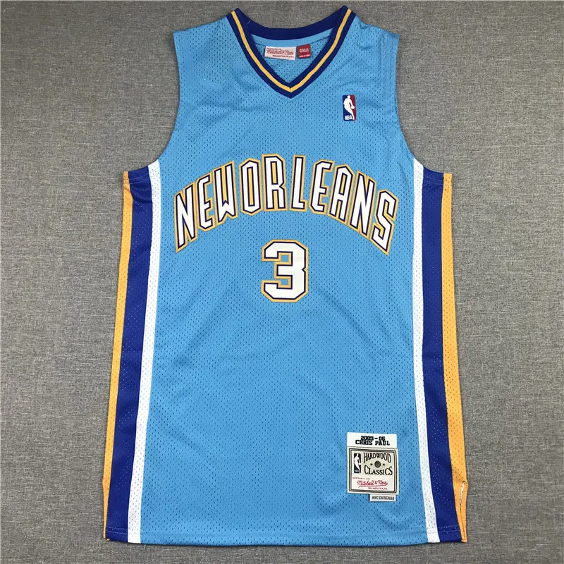 NEW ORLEANS PELICANS CHRIS PAUL BLUE JERSEY