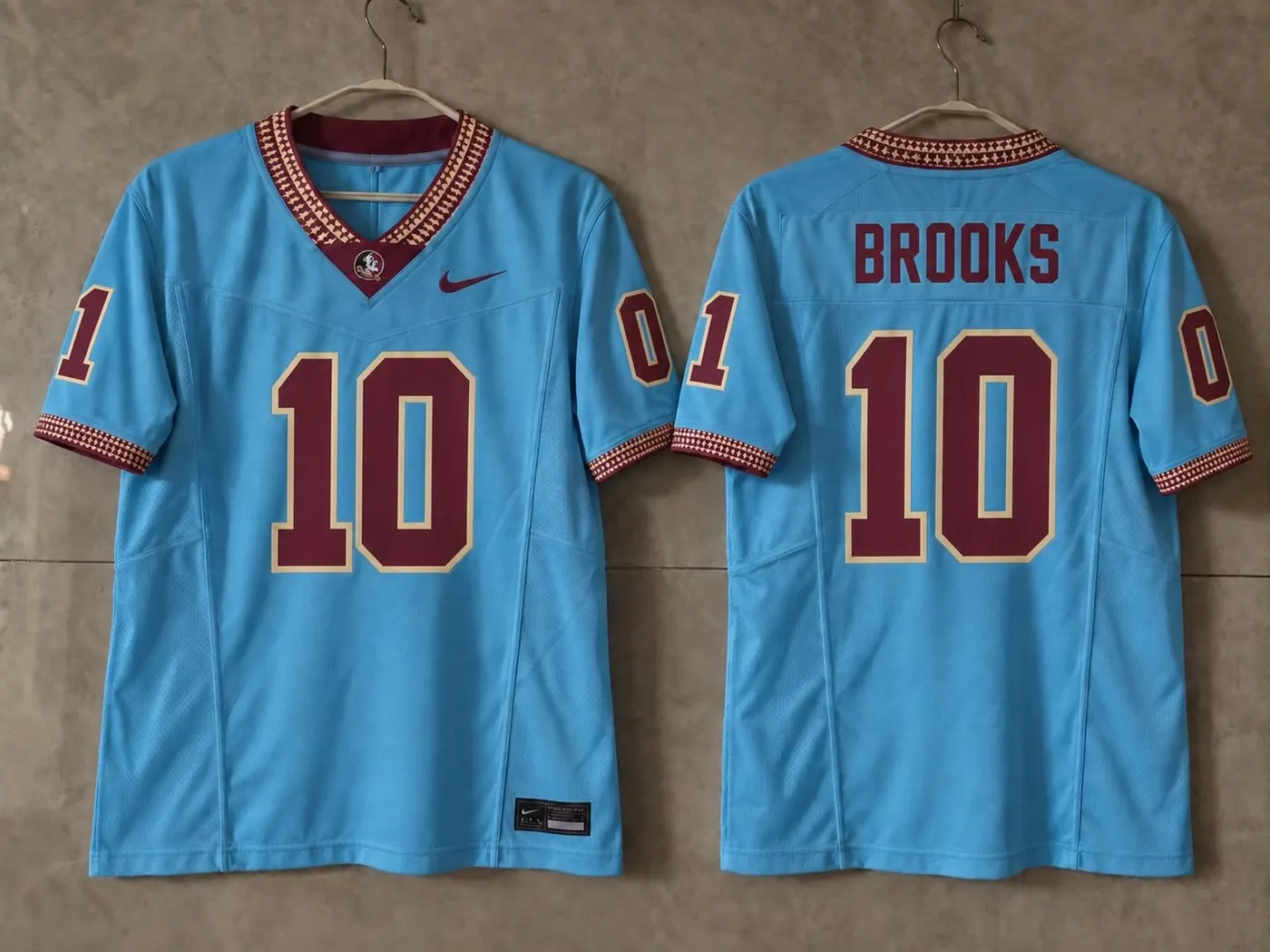 FSU SEMINOLES DERRICK BROOKS BLUE JERSEY