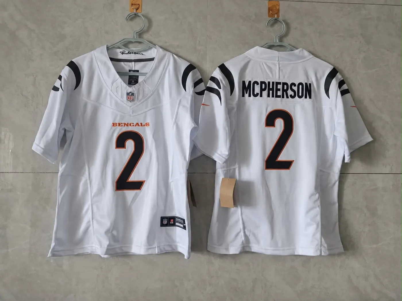 CINCINNATI BENGALS EVAN MCPHERSON WHITE JERSEY
