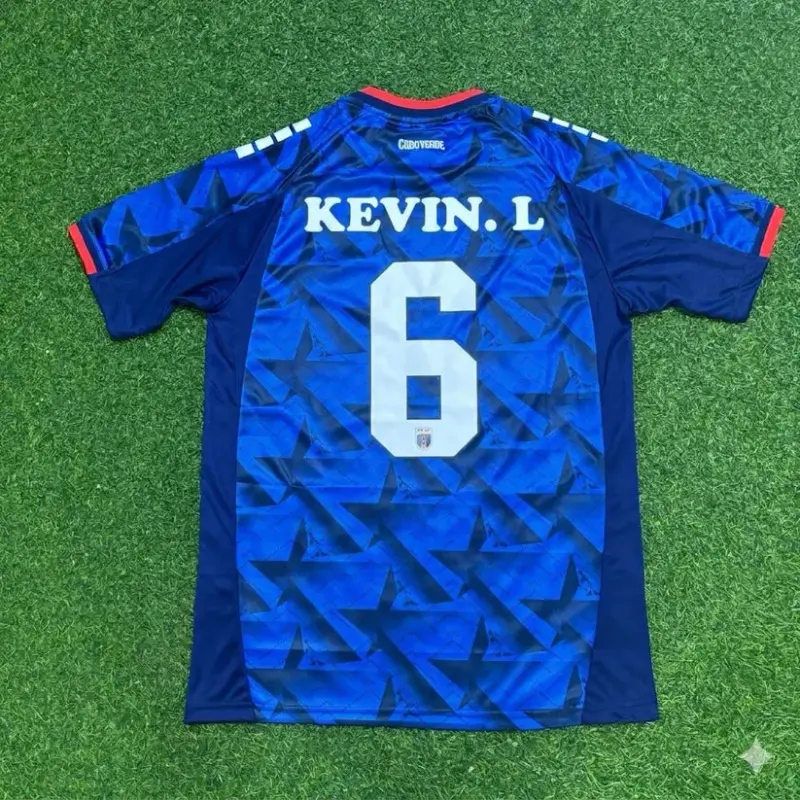 2026 WORLD CUP KEVIN PINA TEAM CAPE VERDE BLUE JERSEY
