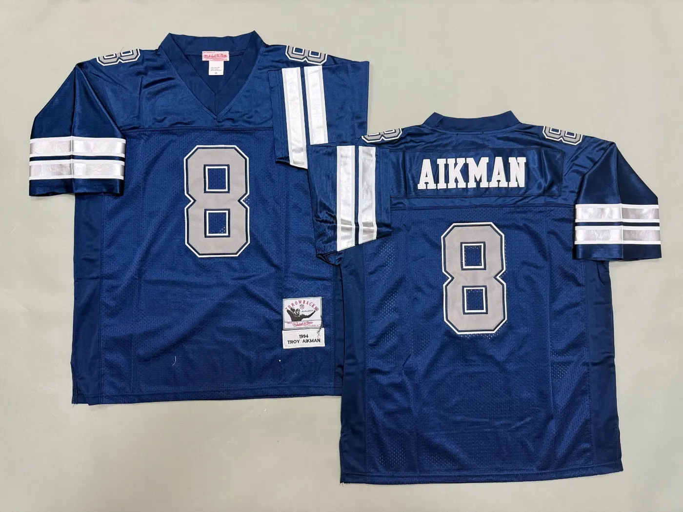 DALLAS COWBOYS TROY AIKMAN BLUE VINTAGE JERSEY