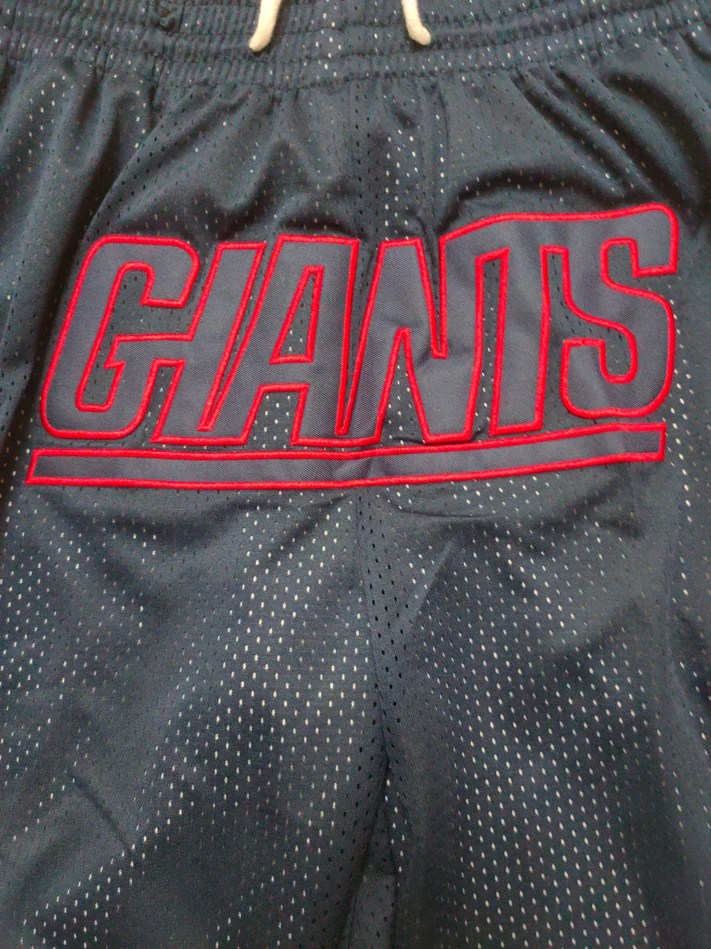 NEW YORK GIANTS BLACK SHORTS