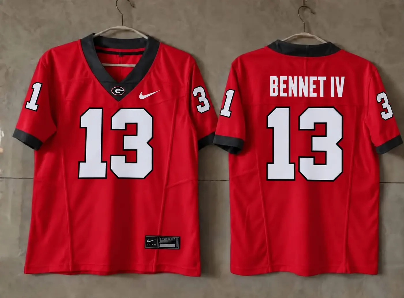 GEORGIA BULLDOGS STETSON BENNETT IV RED JERSEY