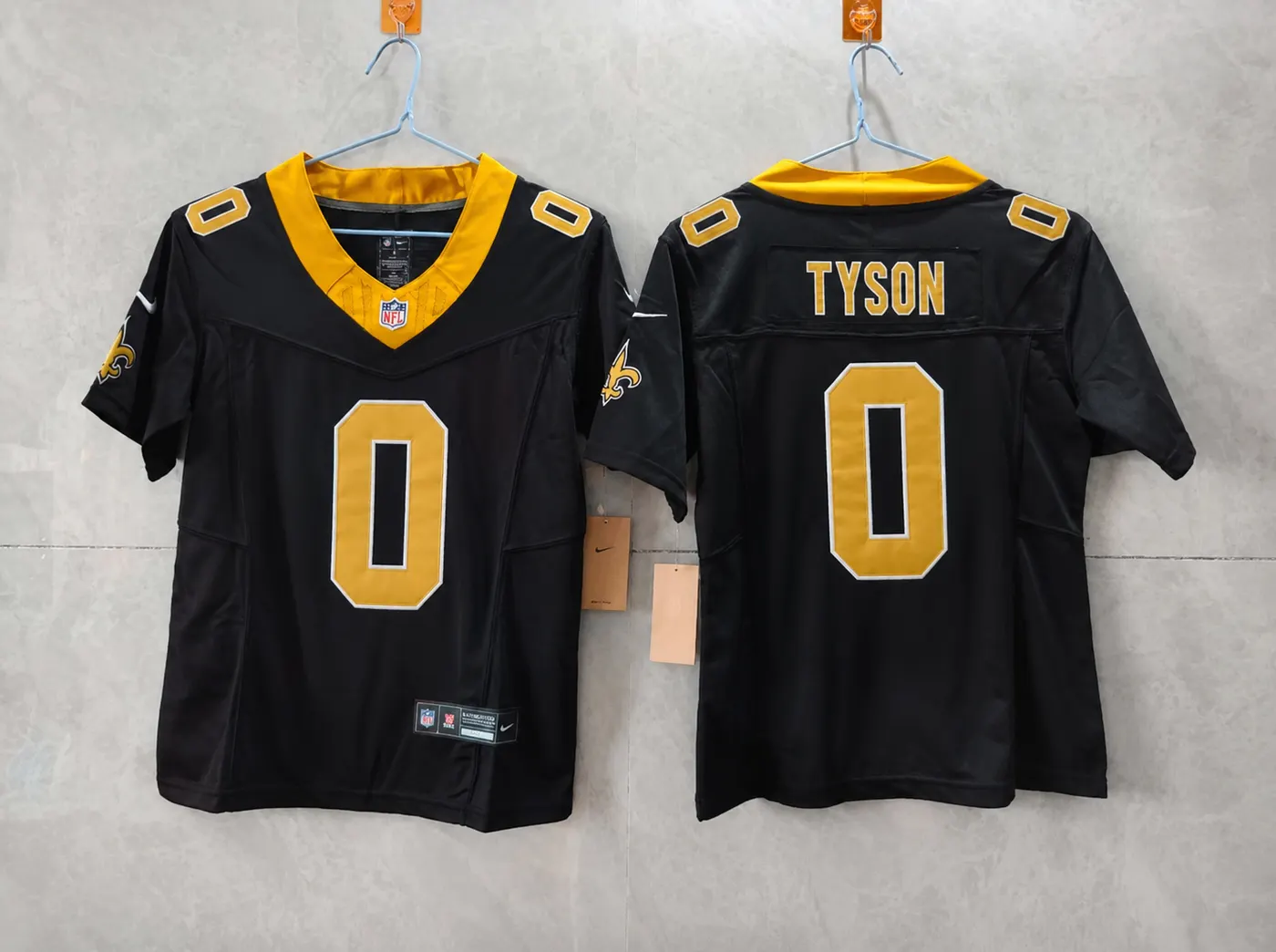 NEW ORLEANS SAINTS JORDYN TYSON BLACK JERSEY