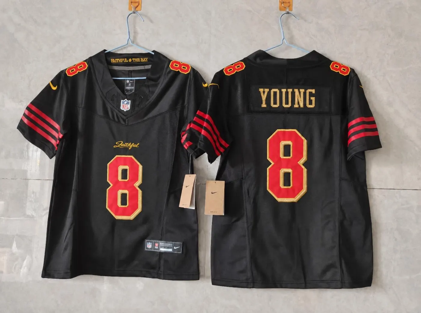 SAN FRANCISCO 49ERS STEVE YOUNG RIVAL JERSEY
