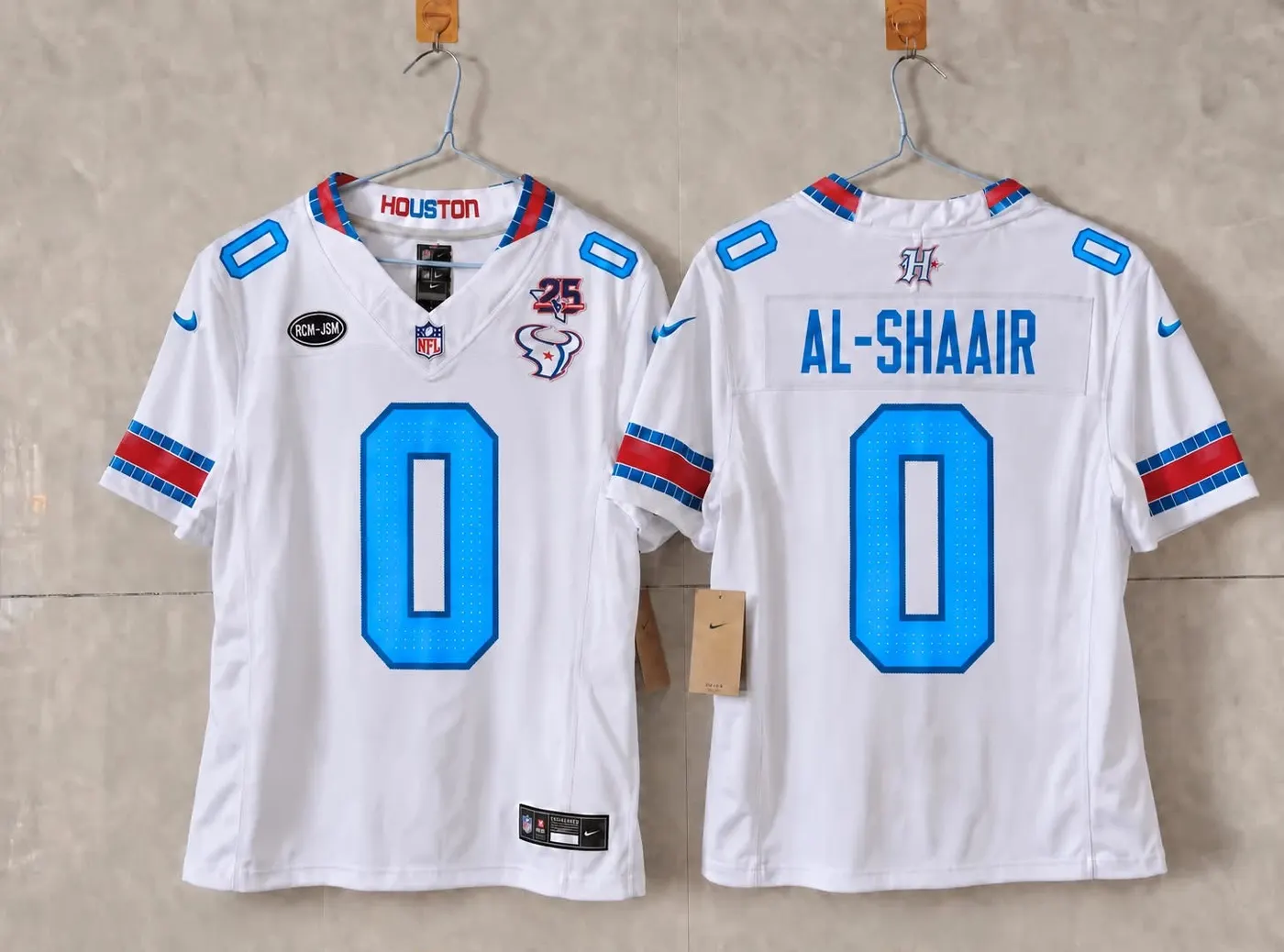 HOUSTON TEXANS AZEEZ AL-SHAAIR RIVAL 25 YEAR ANNIVERSARY JERSEY