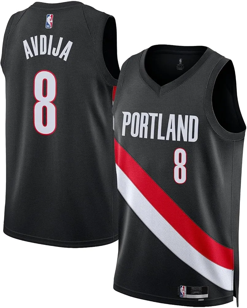 Portland Trail Blazers Deni Avdija Black Jersey