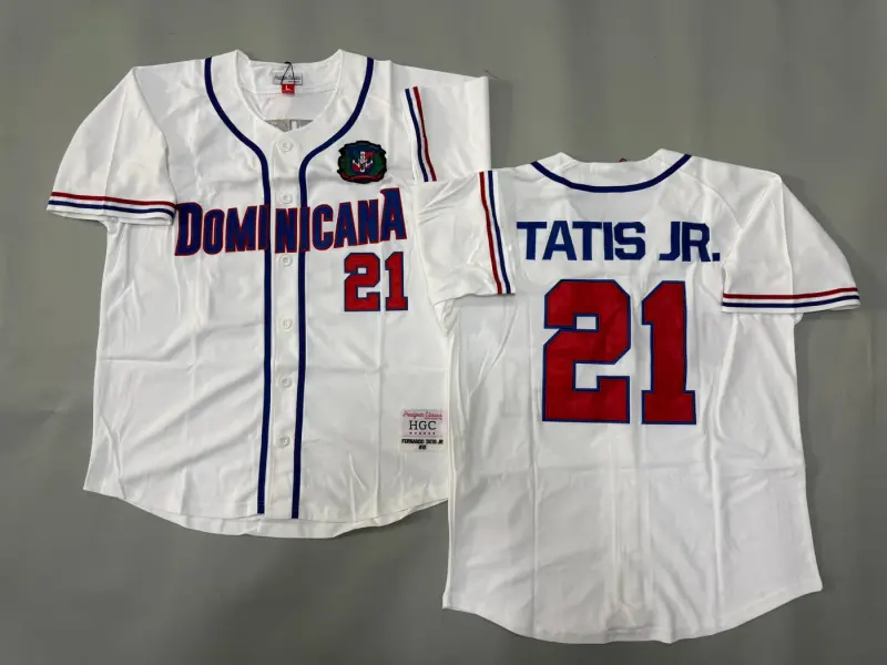 DOMINICAN REPUBLIC FERNANDO TATIS JR WHITE JERSEY