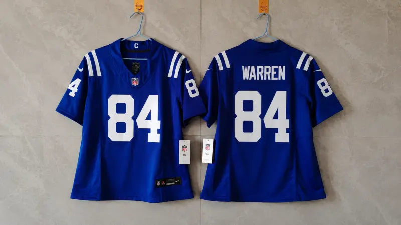 INDIANAPOLIS COLTS TYLER WARREN BLUE JERSEY