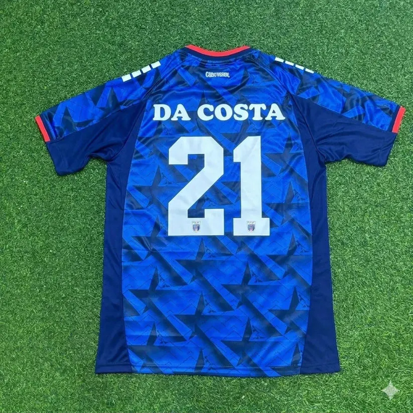 2026 WORLD CUP NUNO DE COSTA TEAM CAPE VERDE BLUE JERSEY