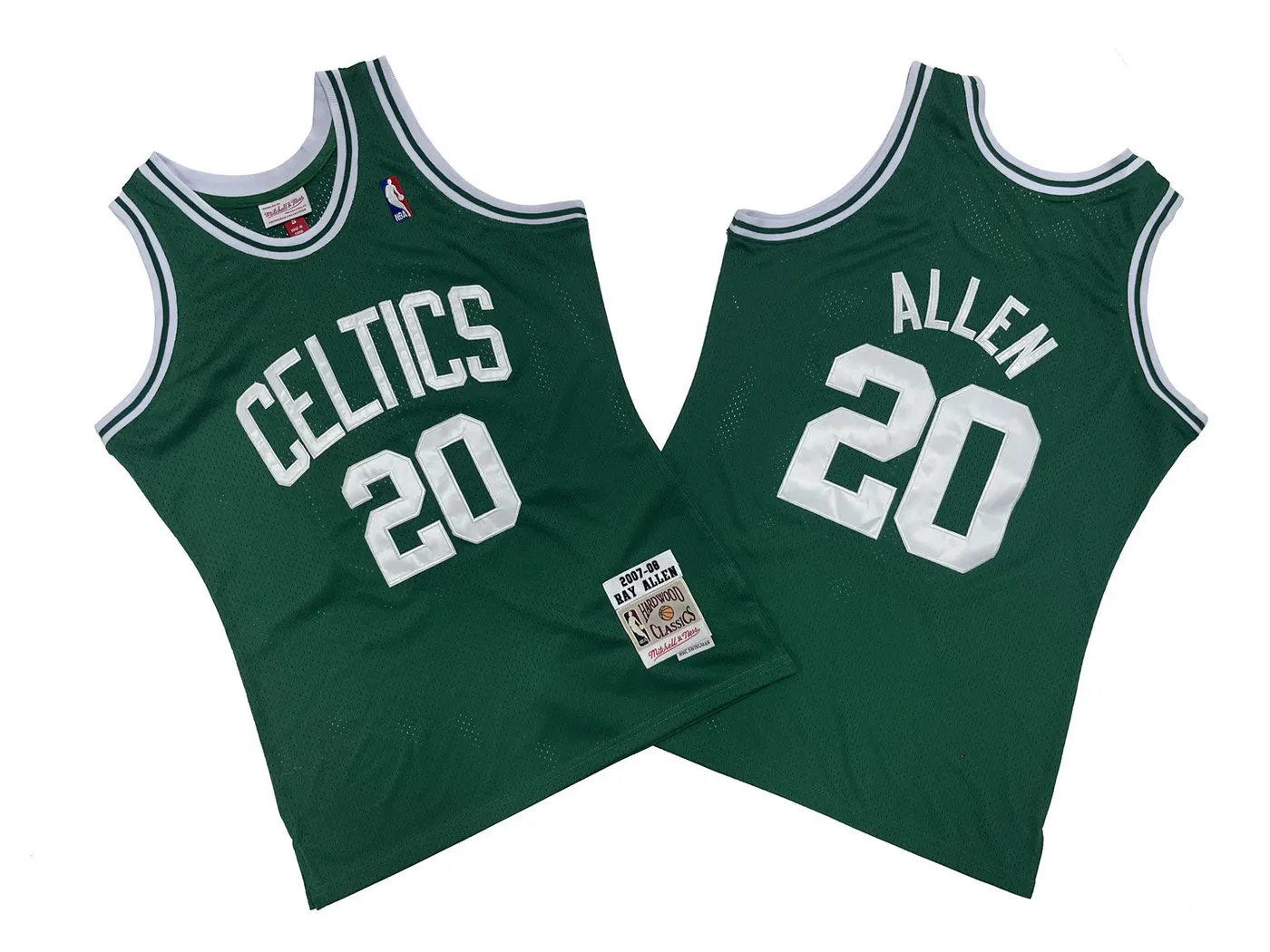 BOSTON CELTICS RAY ALLEN GREEN VINTAGE JERSEY