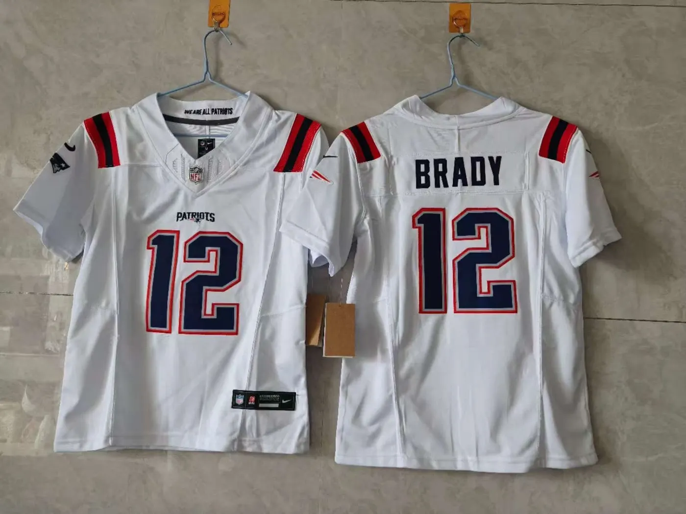 New England Patriots Tom Brady White Jersey