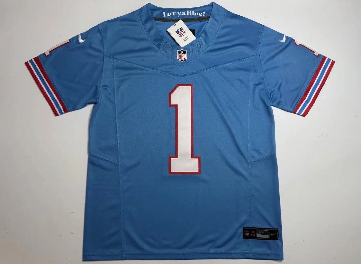 Tennessee Titans Cam Ward Blue Jersey