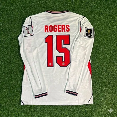 2026 WORLD CUP MORGAN ROGERS TEAM ENGLAND WHITE JERSEY