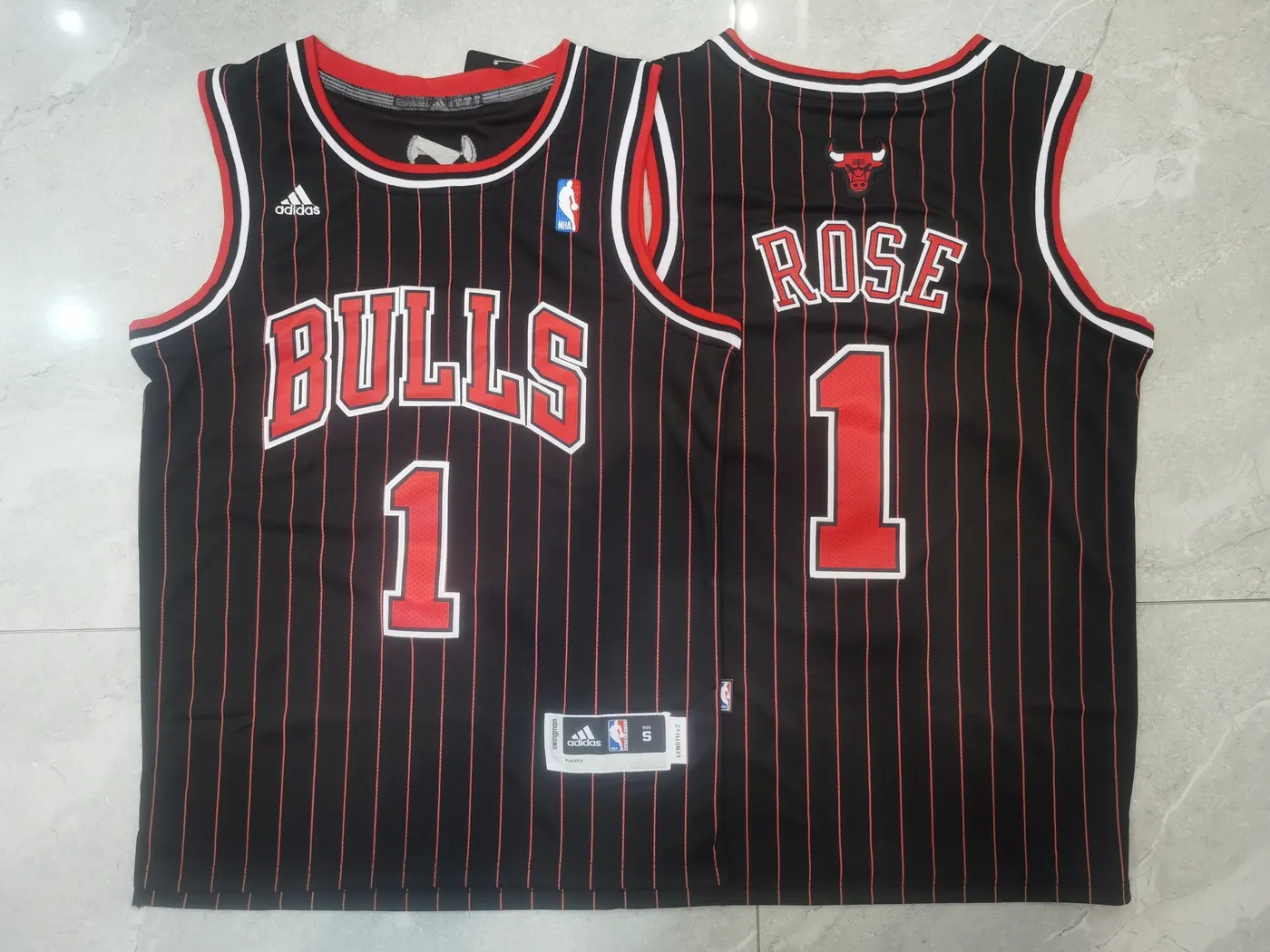 CHICAGO BULLS DERRICK ROSE RED RETRO JERSEY