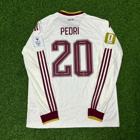 2026 WORLD CUP PEDRI TEAM SPAIN WHITE JERSEY