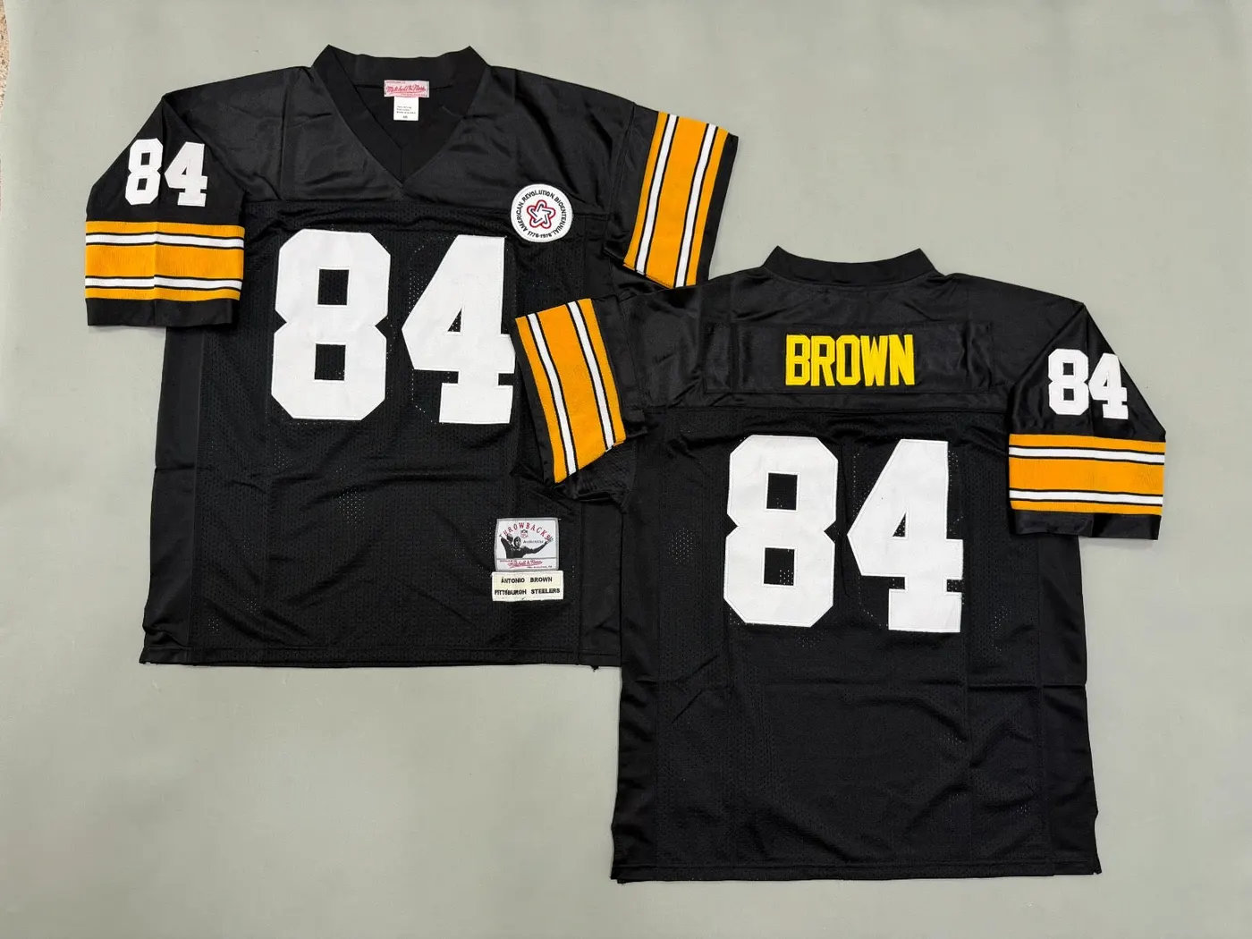PITTSBURGH STEELERS ANTONIO BROWN BLACK VINTAGE JERSEY