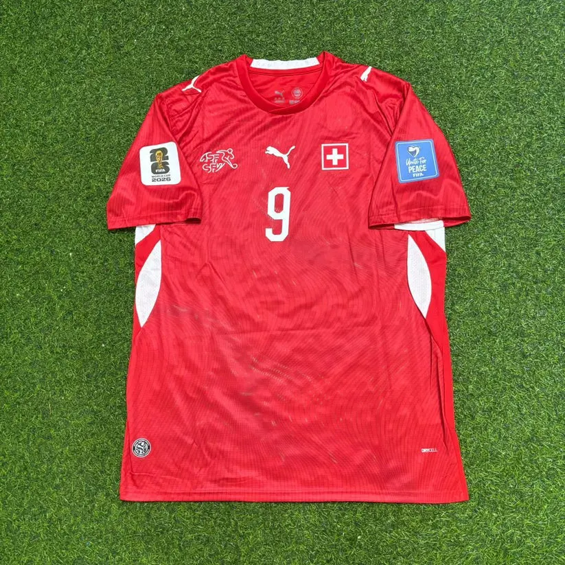 2026 WORLD CUP DENIS ZAKARIA TEAM SWITZERLAND RED JERSEY
