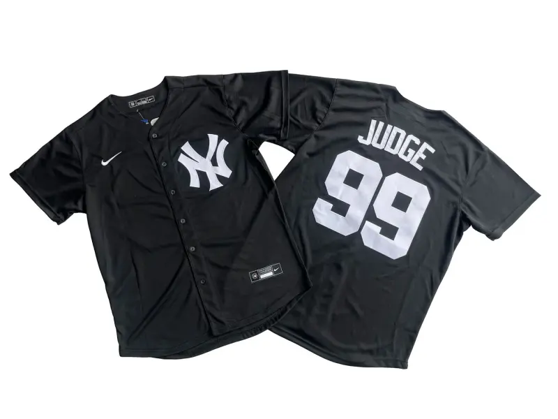 NEW YORK YANKEES AARON JUDGE BLACK JERSEY