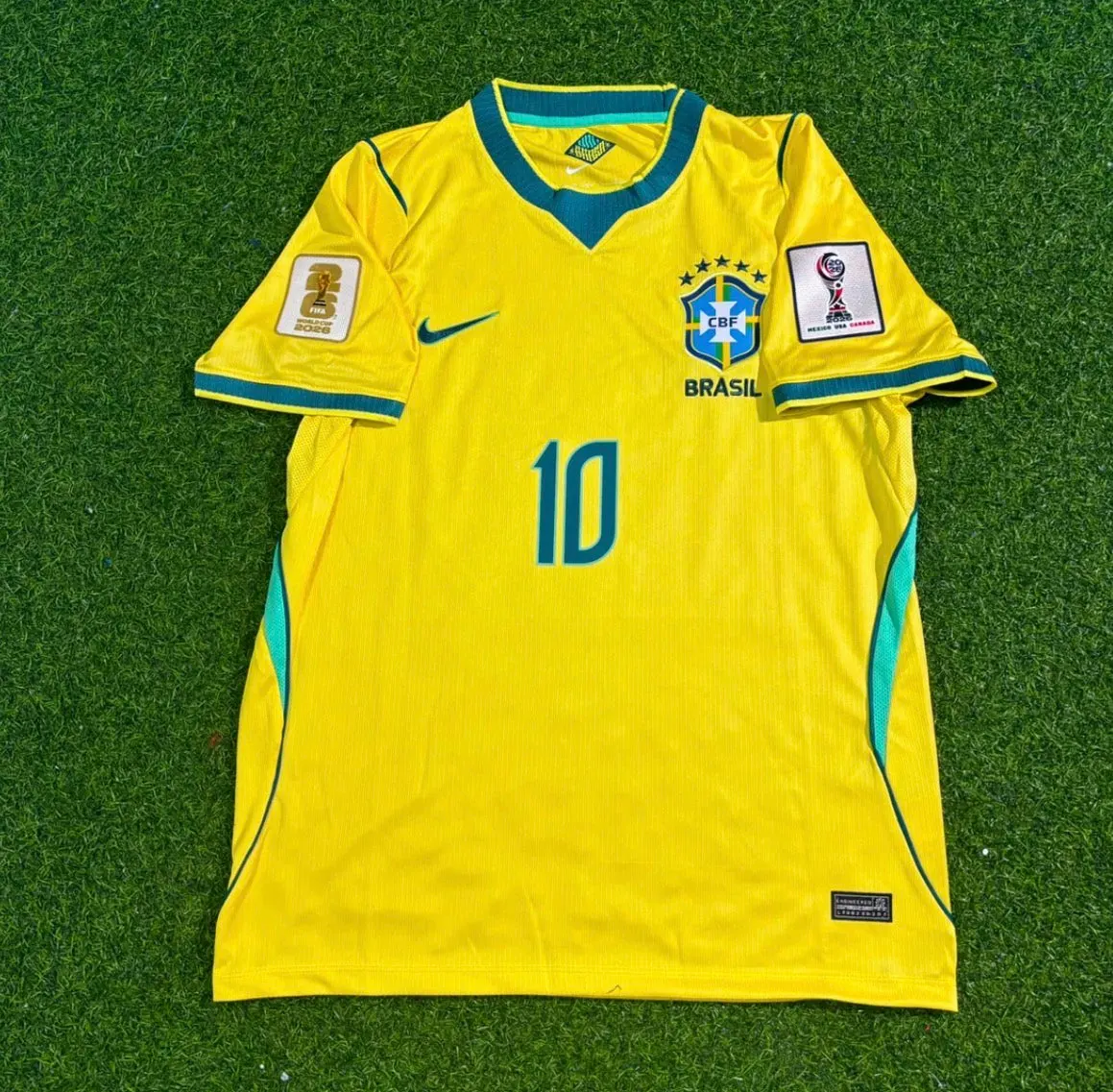 2026 WORLD CUP NEYMAR JR TEAM BRAZIL YELLOW JERSEY