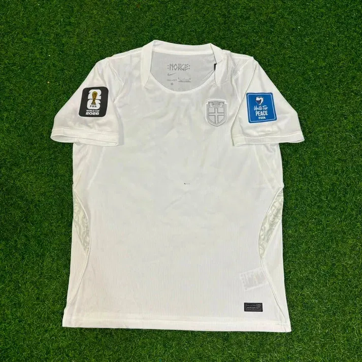 2026 WORLD CUP JENS PETTER HAUGE TEAM NORWAY WHITE JERSEY