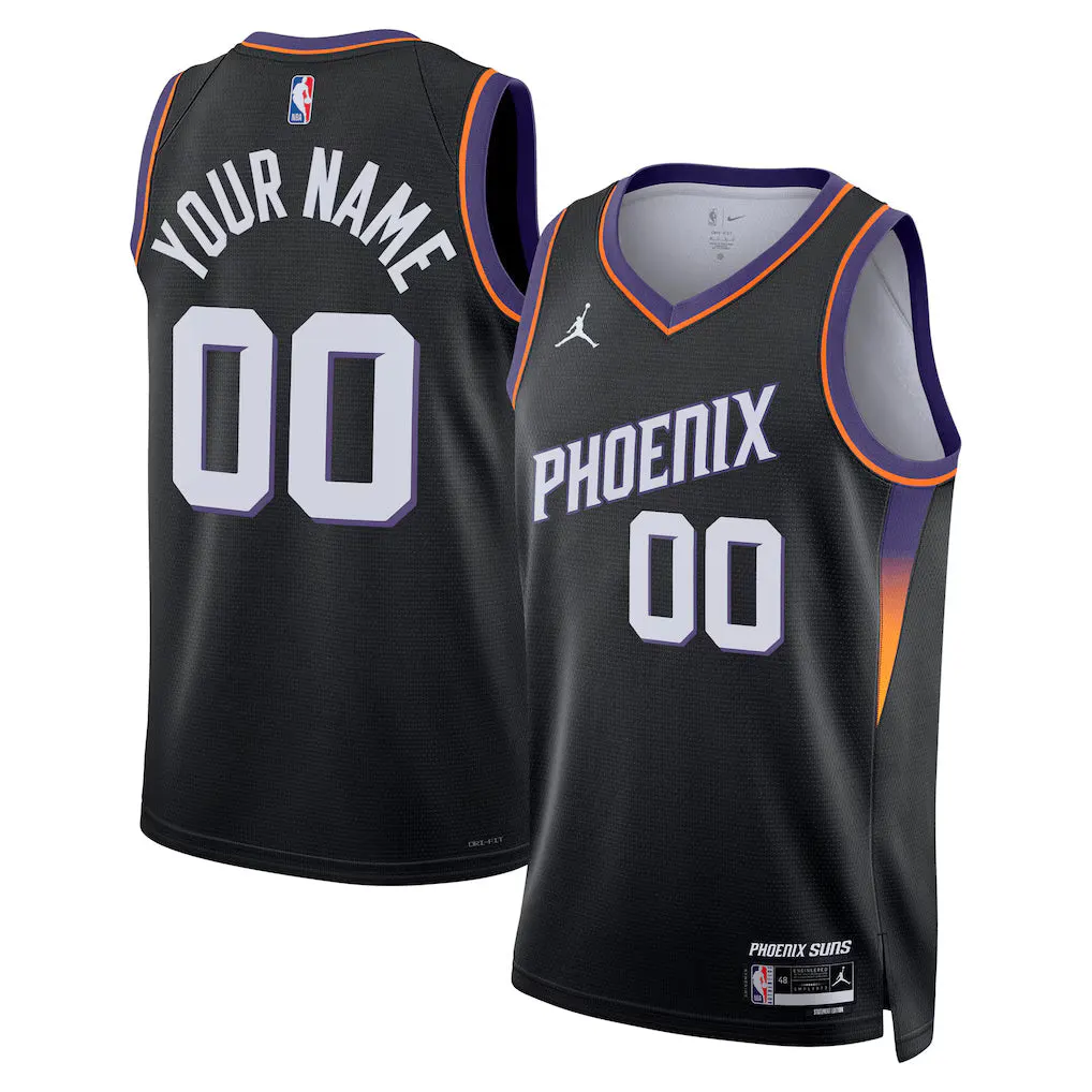 PHOENIX SUNS BLACK CUSTOM JERSEY