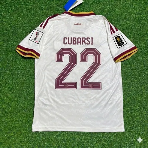 2026 WORLD CUP PAU CUBARSI TEAM SPAIN WHITE JERSEY