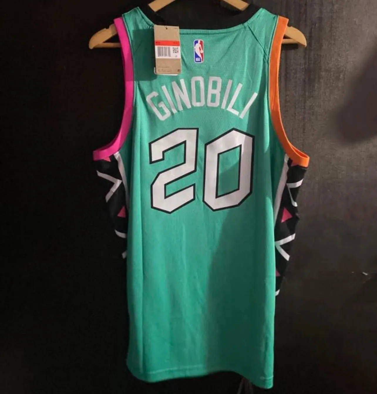 Manu Ginobili San Antonio Spurs Basketball Jersey