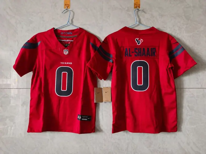 HOUSTON TEXANS AZEEZ AL-SHAAIR BATTLE RED JERSEY