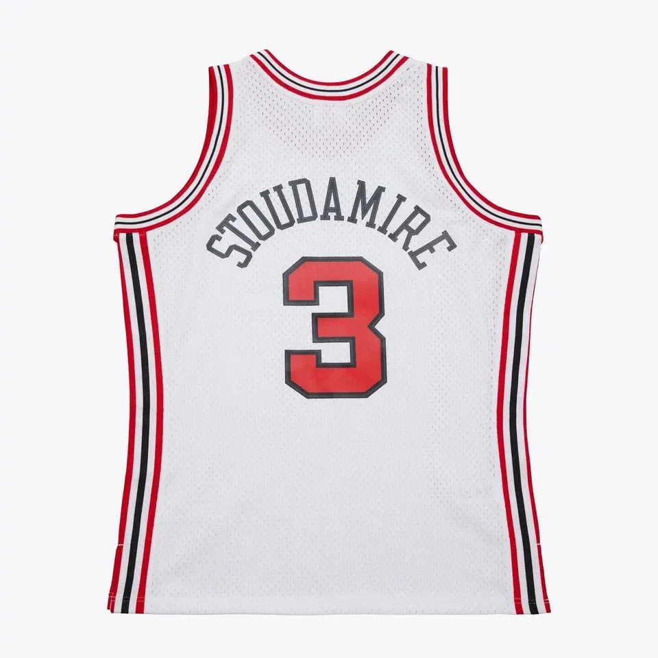 PORTLAND TRAIL BLAZERS DAMON STOUDAMIRE WHITE VINTAGE JERSEY
