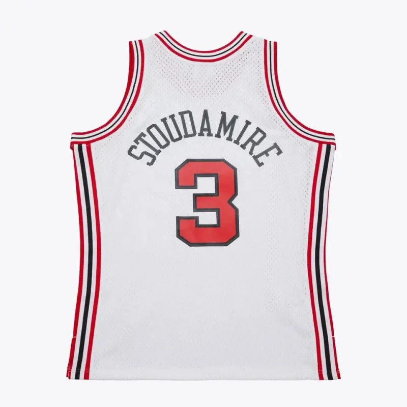 PORTLAND TRAIL BLAZERS DAMON STOUDAMIRE WHITE VINTAGE JERSEY